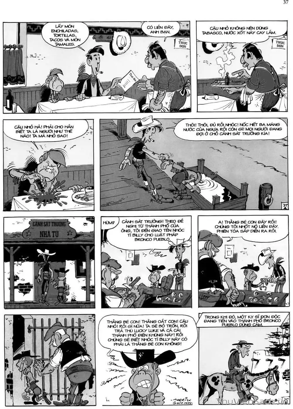 Truyện Tranh Cuộc Phiêu Lưu Kỳ Thú Của Lucky Luke trang 3