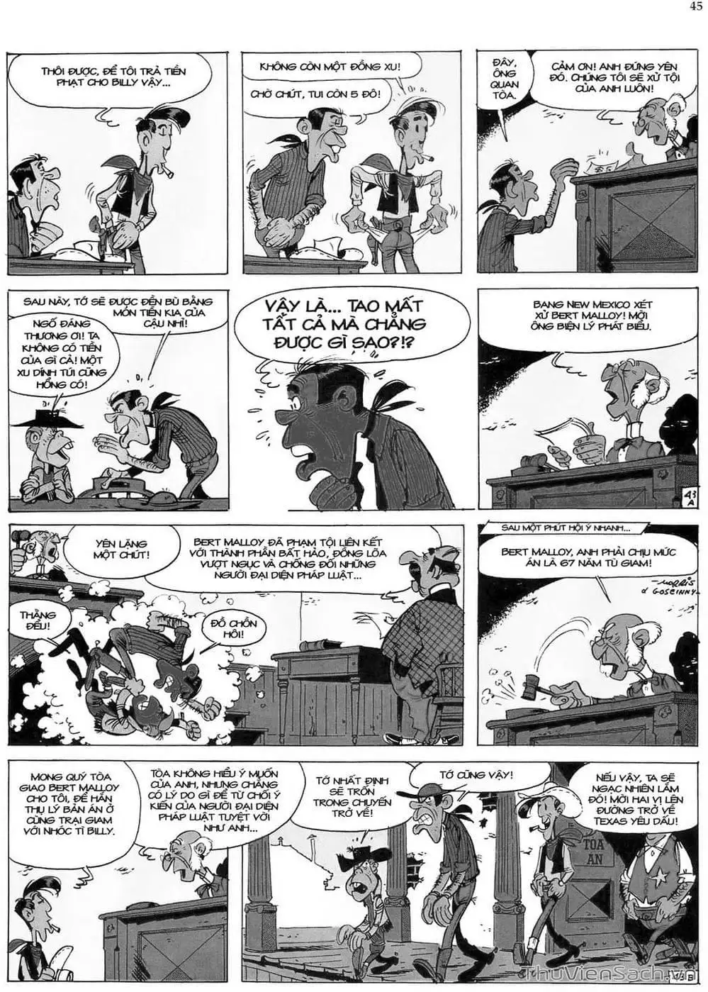 Truyện Tranh Cuộc Phiêu Lưu Kỳ Thú Của Lucky Luke trang 3