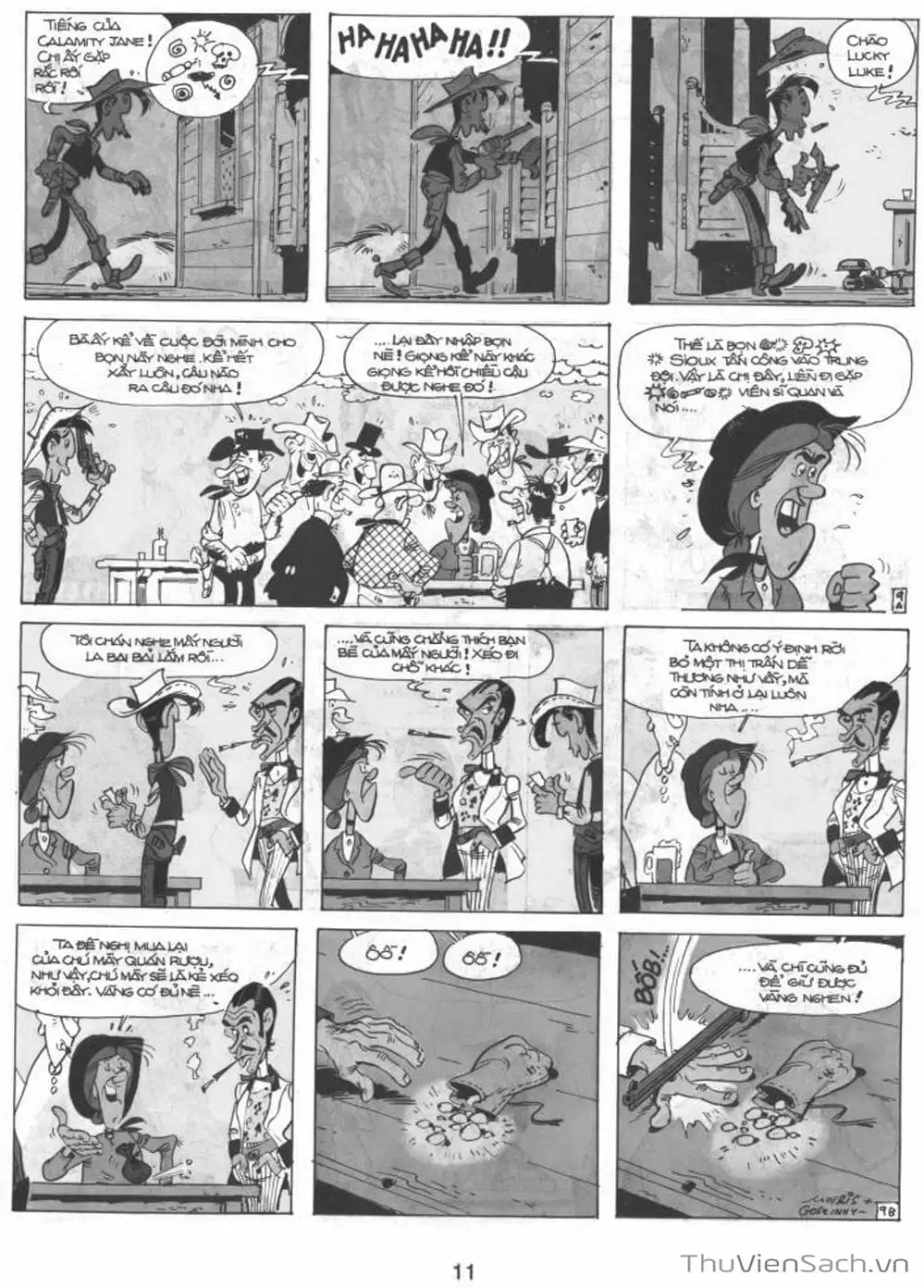 Truyện Tranh Cuộc Phiêu Lưu Kỳ Thú Của Lucky Luke trang 3
