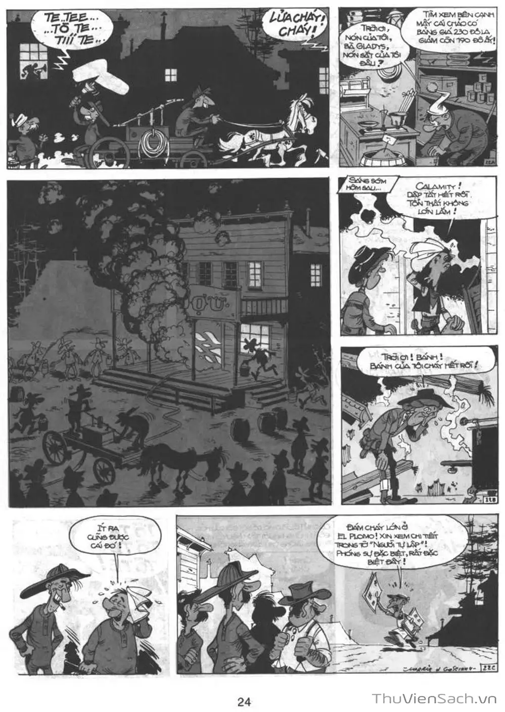 Truyện Tranh Cuộc Phiêu Lưu Kỳ Thú Của Lucky Luke trang 3