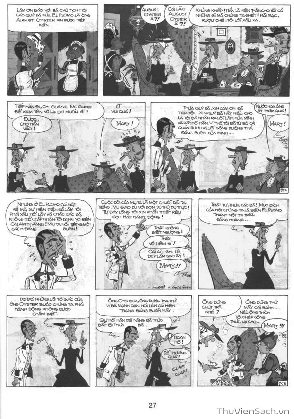 Truyện Tranh Cuộc Phiêu Lưu Kỳ Thú Của Lucky Luke trang 3