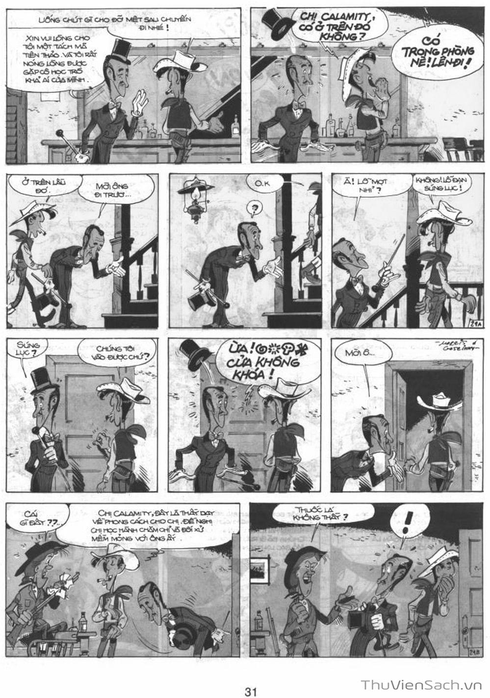 Truyện Tranh Cuộc Phiêu Lưu Kỳ Thú Của Lucky Luke trang 3