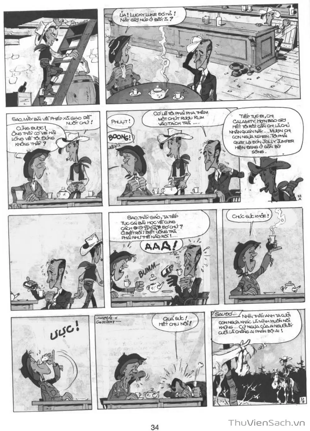 Truyện Tranh Cuộc Phiêu Lưu Kỳ Thú Của Lucky Luke trang 3