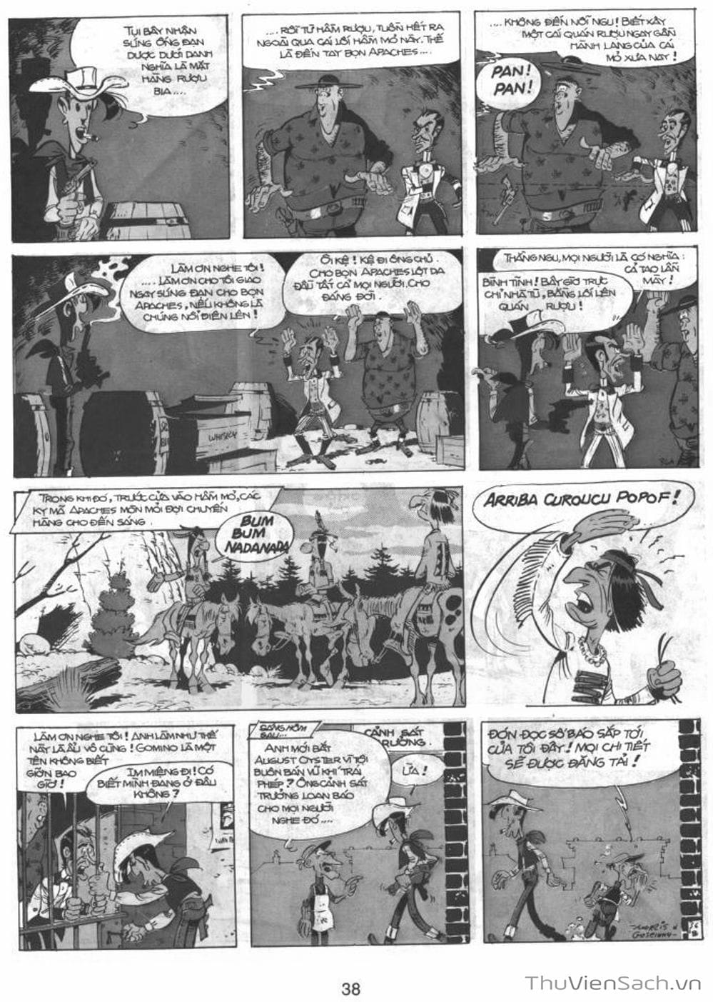 Truyện Tranh Cuộc Phiêu Lưu Kỳ Thú Của Lucky Luke trang 3