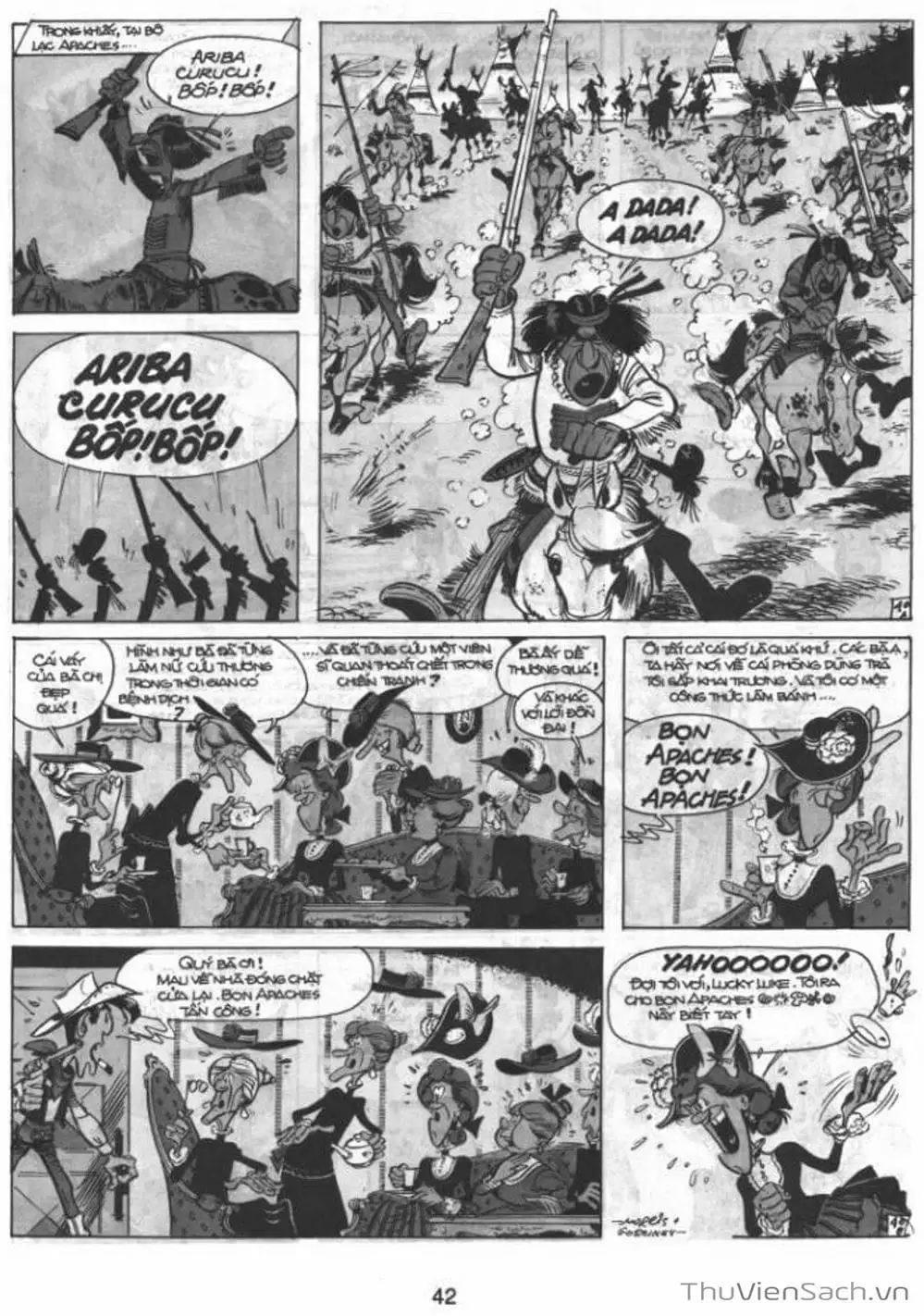 Truyện Tranh Cuộc Phiêu Lưu Kỳ Thú Của Lucky Luke trang 3