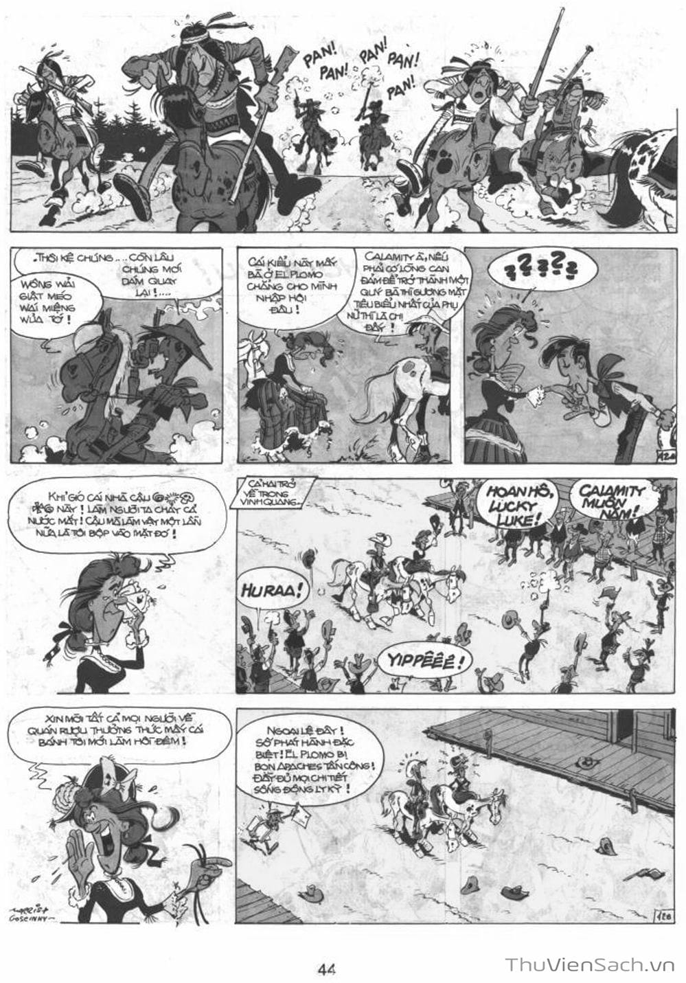 Truyện Tranh Cuộc Phiêu Lưu Kỳ Thú Của Lucky Luke trang 3