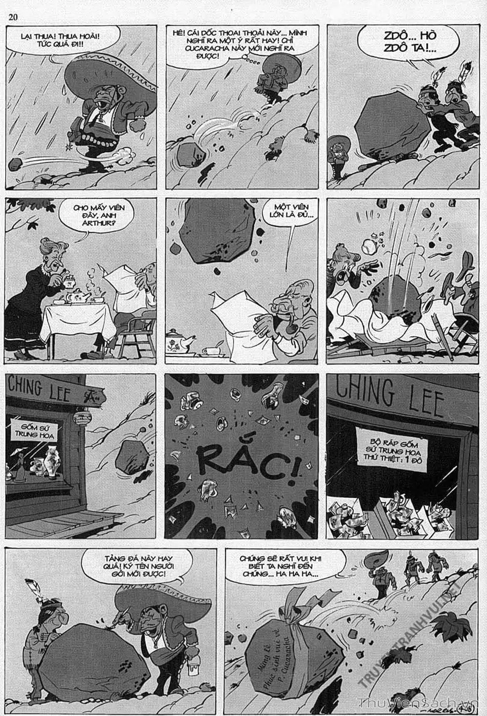 Truyện Tranh Cuộc Phiêu Lưu Kỳ Thú Của Lucky Luke trang 3