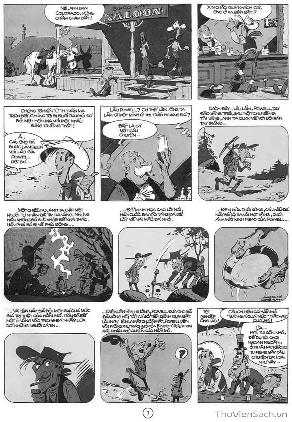 Truyện Tranh Cuộc Phiêu Lưu Kỳ Thú Của Lucky Luke trang 3
