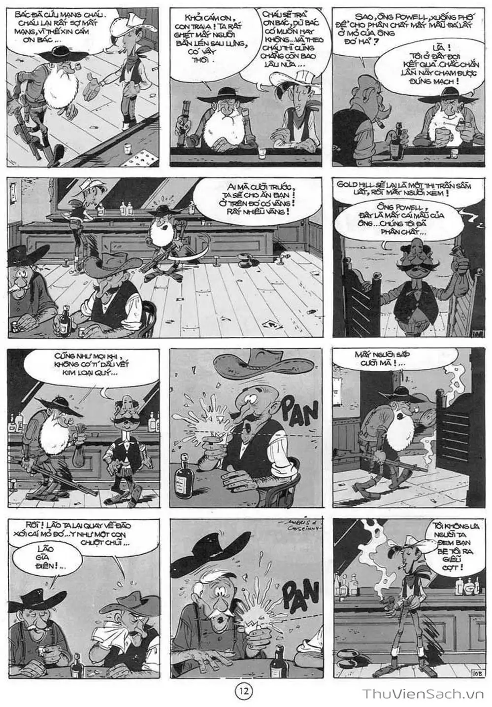 Truyện Tranh Cuộc Phiêu Lưu Kỳ Thú Của Lucky Luke trang 3