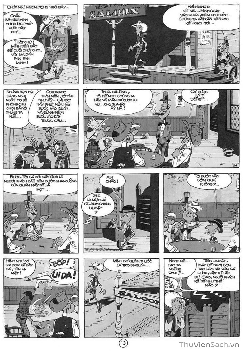Truyện Tranh Cuộc Phiêu Lưu Kỳ Thú Của Lucky Luke trang 3