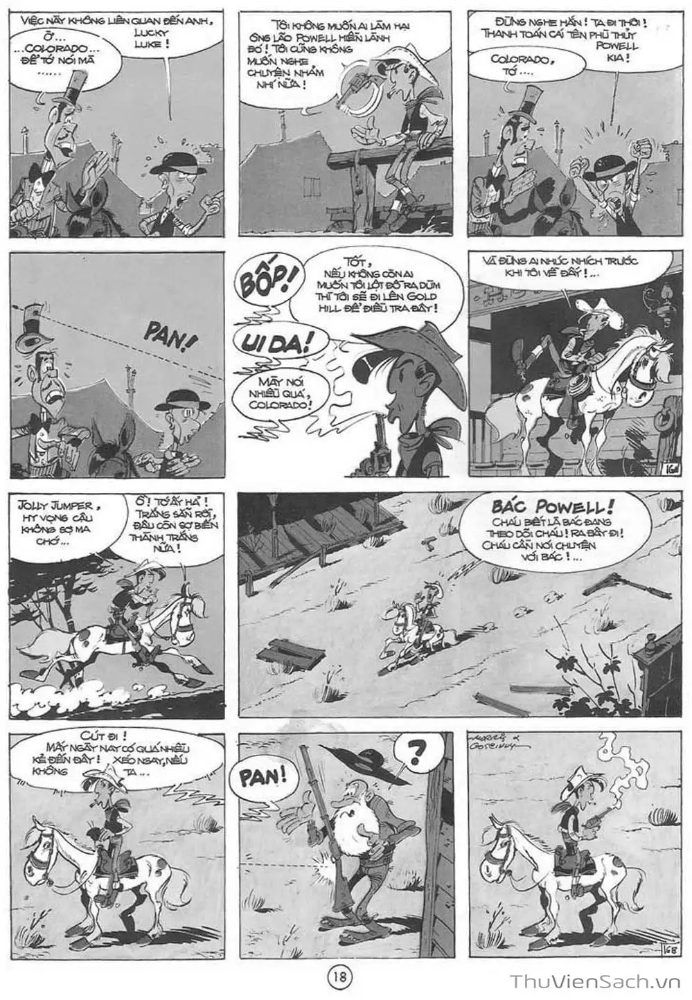 Truyện Tranh Cuộc Phiêu Lưu Kỳ Thú Của Lucky Luke trang 3