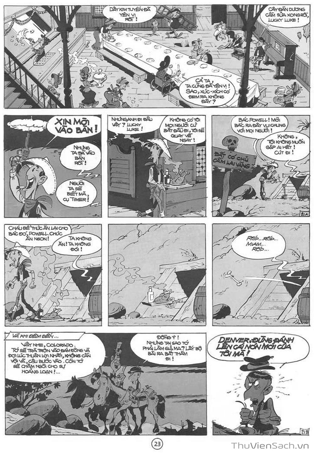 Truyện Tranh Cuộc Phiêu Lưu Kỳ Thú Của Lucky Luke trang 3