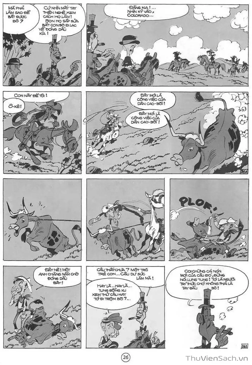 Truyện Tranh Cuộc Phiêu Lưu Kỳ Thú Của Lucky Luke trang 3
