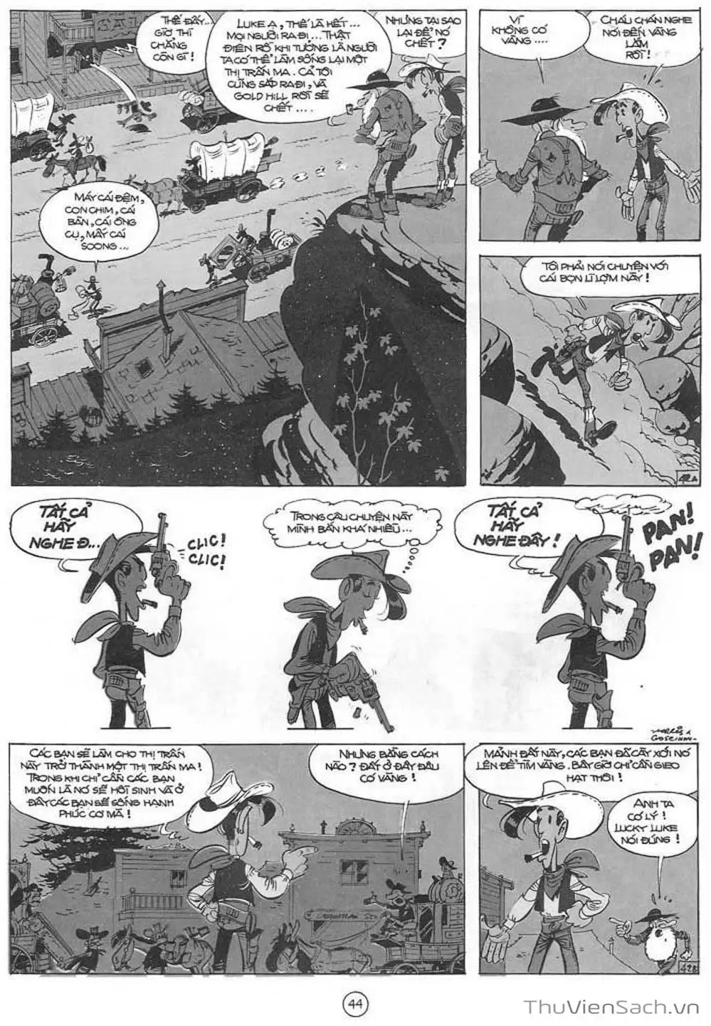 Truyện Tranh Cuộc Phiêu Lưu Kỳ Thú Của Lucky Luke trang 3