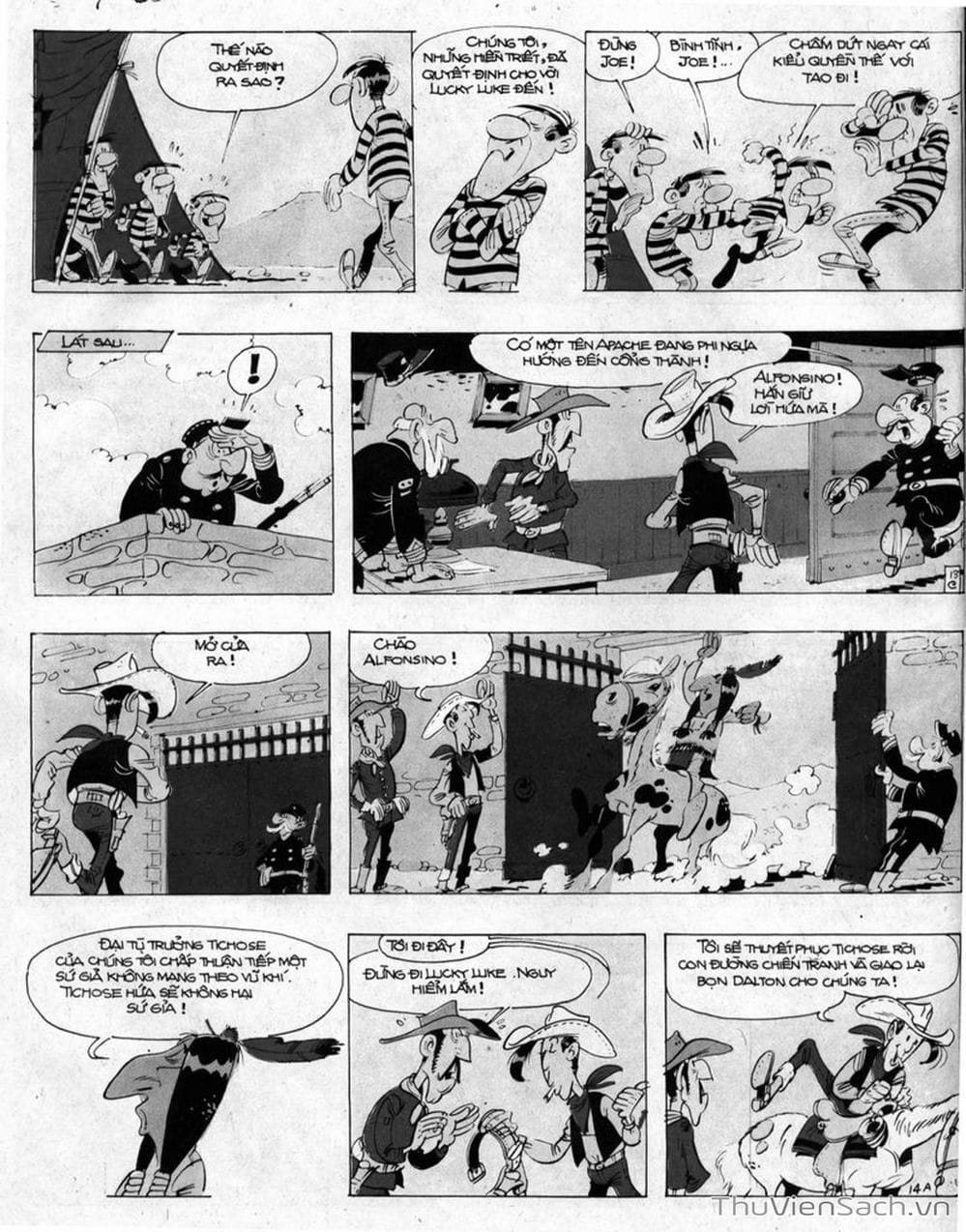 Truyện Tranh Cuộc Phiêu Lưu Kỳ Thú Của Lucky Luke trang 3