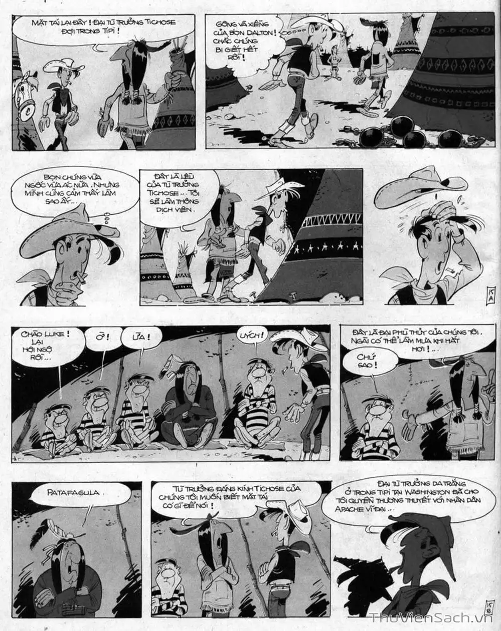 Truyện Tranh Cuộc Phiêu Lưu Kỳ Thú Của Lucky Luke trang 3