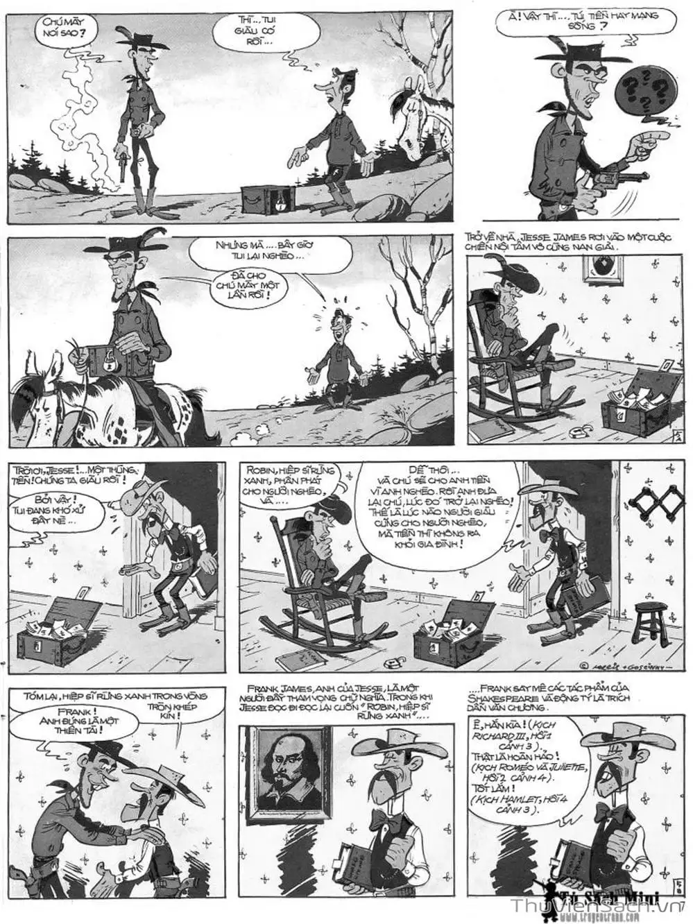 Truyện Tranh Cuộc Phiêu Lưu Kỳ Thú Của Lucky Luke trang 3