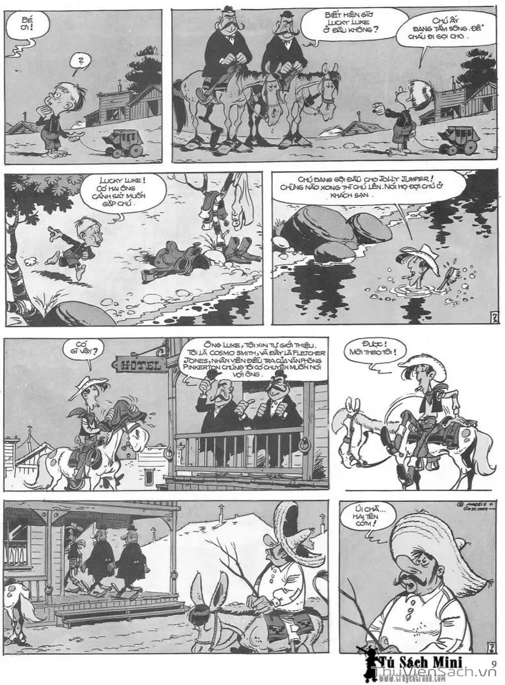 Truyện Tranh Cuộc Phiêu Lưu Kỳ Thú Của Lucky Luke trang 3
