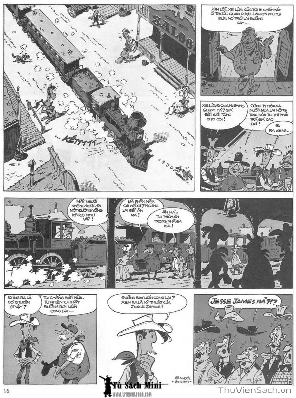 Truyện Tranh Cuộc Phiêu Lưu Kỳ Thú Của Lucky Luke trang 3