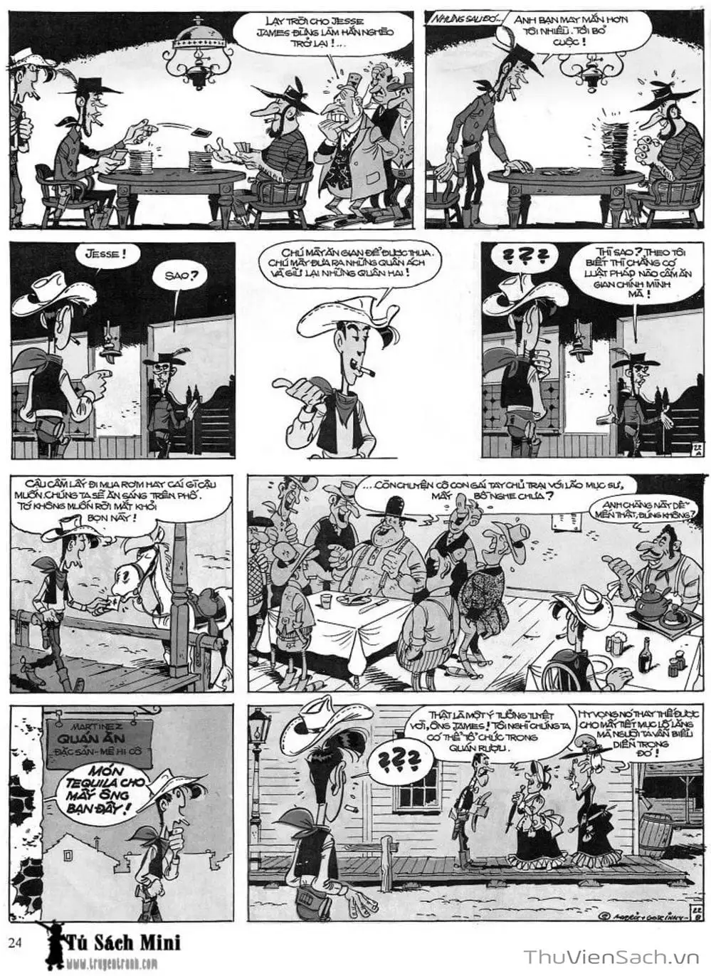 Truyện Tranh Cuộc Phiêu Lưu Kỳ Thú Của Lucky Luke trang 3