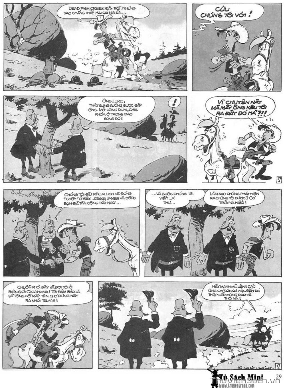 Truyện Tranh Cuộc Phiêu Lưu Kỳ Thú Của Lucky Luke trang 3