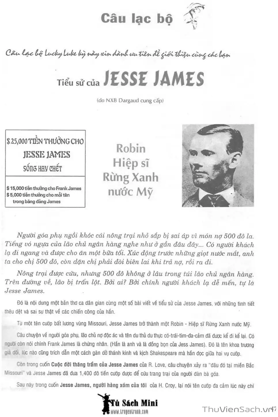 Truyện Tranh Cuộc Phiêu Lưu Kỳ Thú Của Lucky Luke trang 3