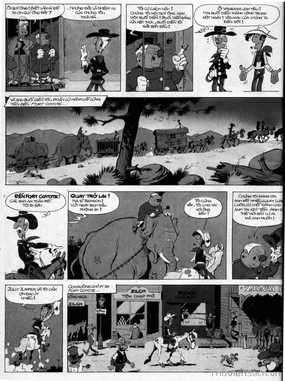Truyện Tranh Cuộc Phiêu Lưu Kỳ Thú Của Lucky Luke trang 3