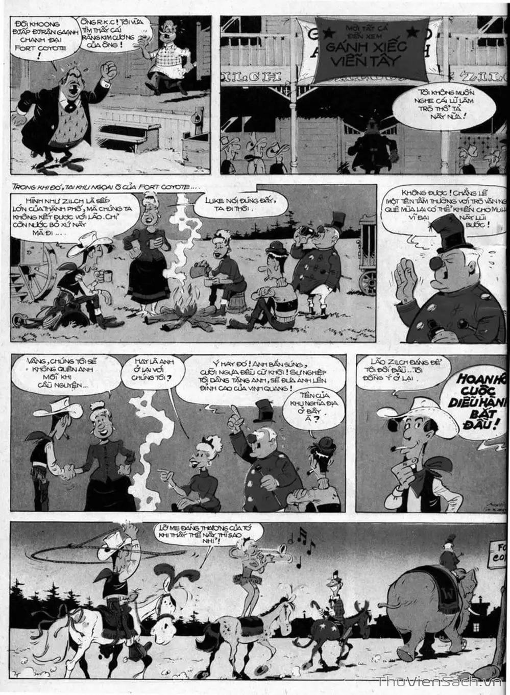 Truyện Tranh Cuộc Phiêu Lưu Kỳ Thú Của Lucky Luke trang 3