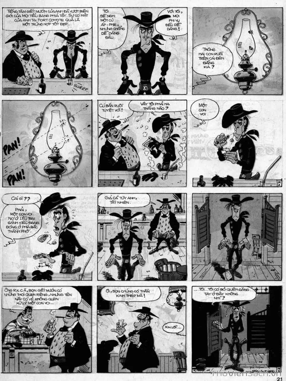 Truyện Tranh Cuộc Phiêu Lưu Kỳ Thú Của Lucky Luke trang 3