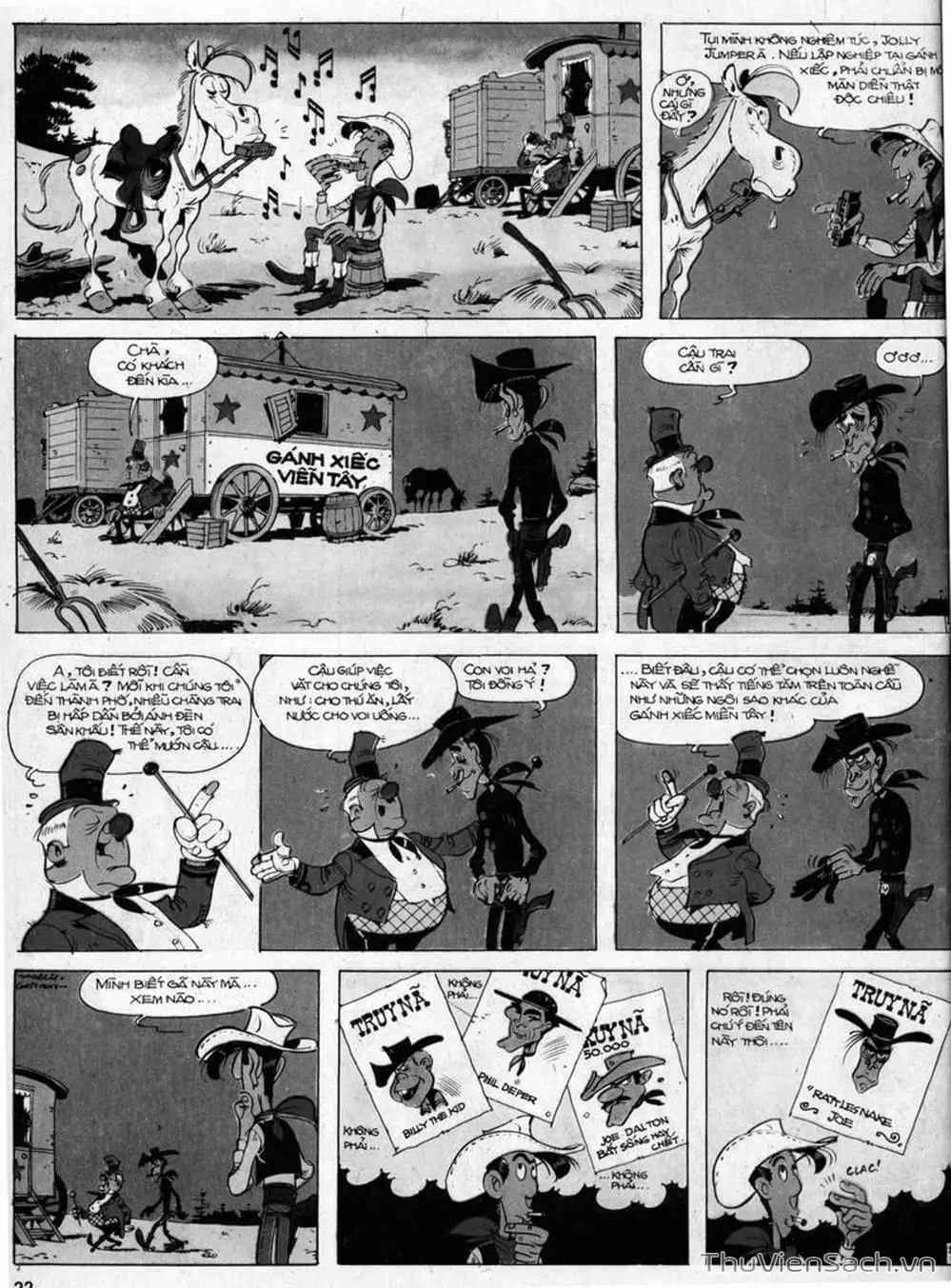 Truyện Tranh Cuộc Phiêu Lưu Kỳ Thú Của Lucky Luke trang 3
