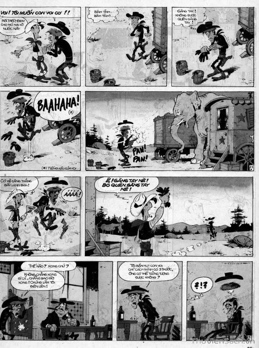 Truyện Tranh Cuộc Phiêu Lưu Kỳ Thú Của Lucky Luke trang 3
