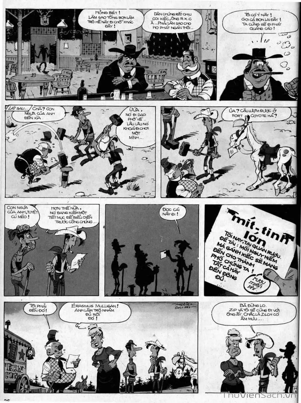 Truyện Tranh Cuộc Phiêu Lưu Kỳ Thú Của Lucky Luke trang 3
