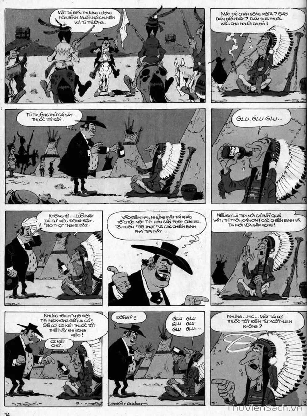 Truyện Tranh Cuộc Phiêu Lưu Kỳ Thú Của Lucky Luke trang 3