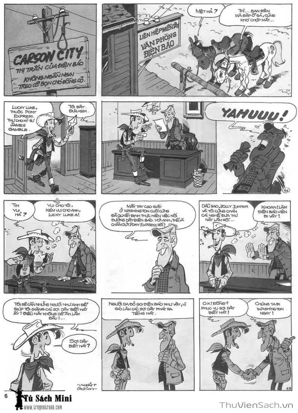 Truyện Tranh Cuộc Phiêu Lưu Kỳ Thú Của Lucky Luke trang 3