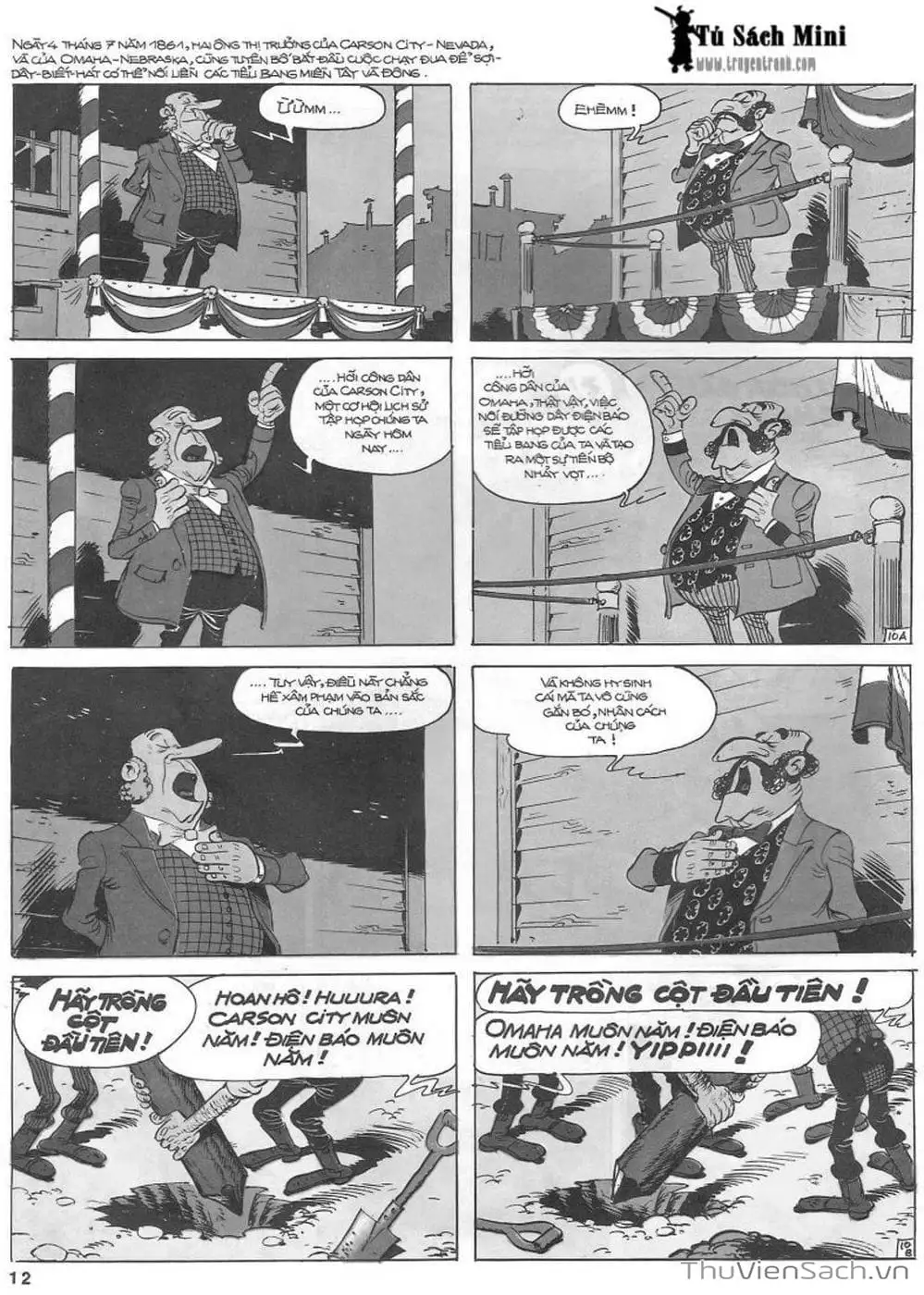 Truyện Tranh Cuộc Phiêu Lưu Kỳ Thú Của Lucky Luke trang 3