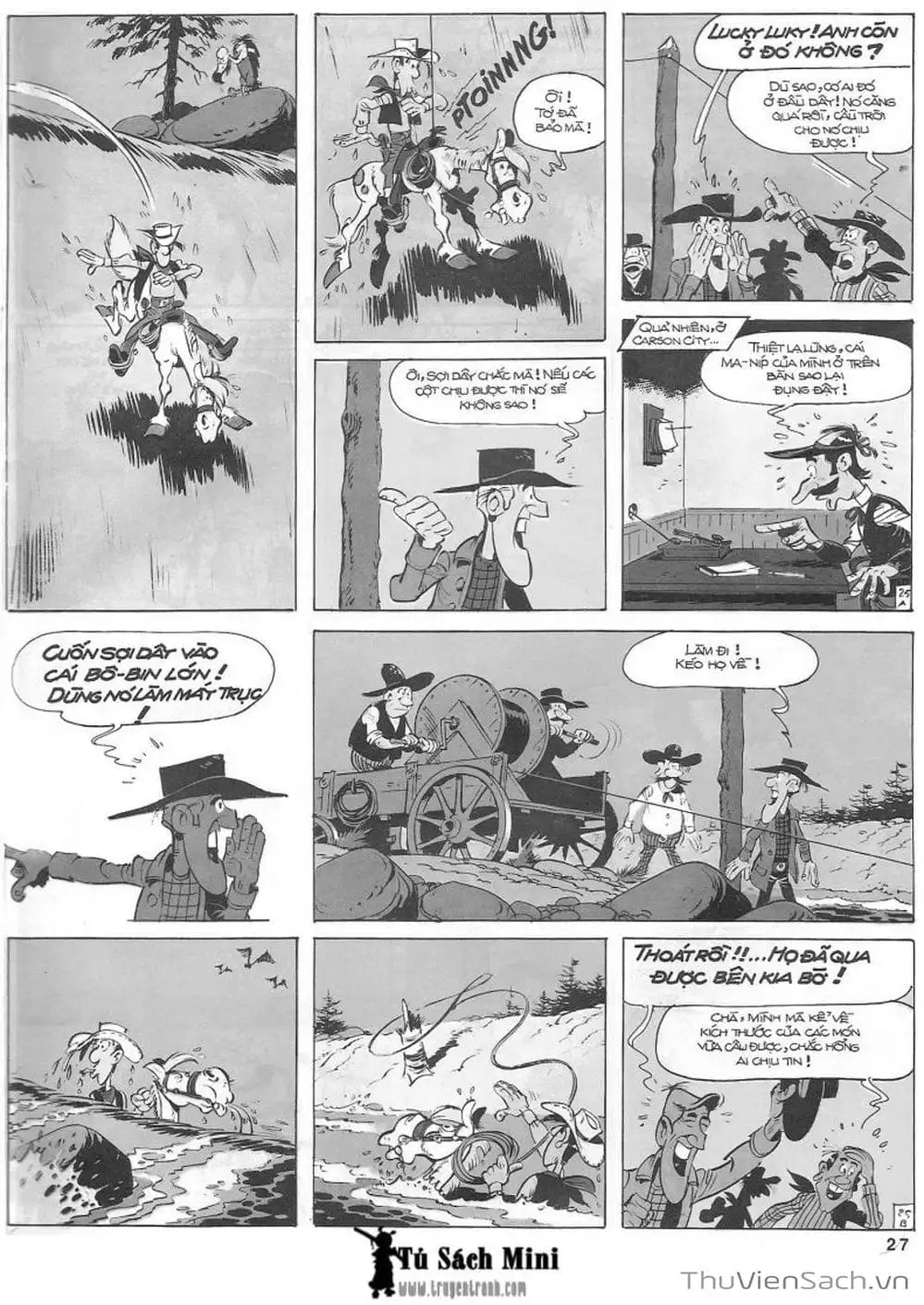 Truyện Tranh Cuộc Phiêu Lưu Kỳ Thú Của Lucky Luke trang 3