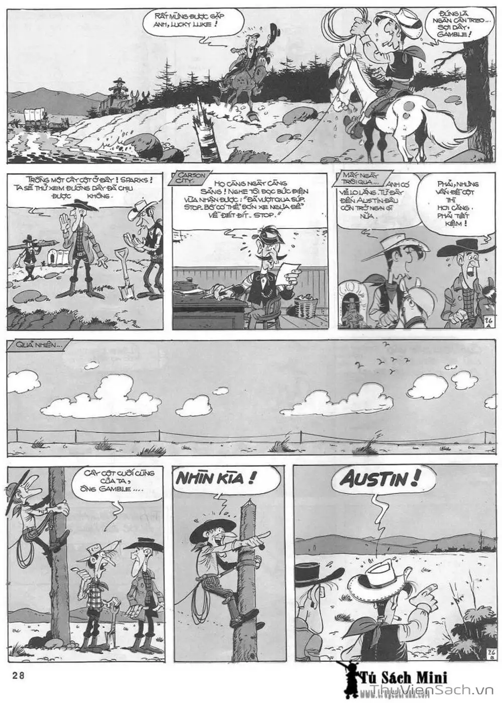 Truyện Tranh Cuộc Phiêu Lưu Kỳ Thú Của Lucky Luke trang 3