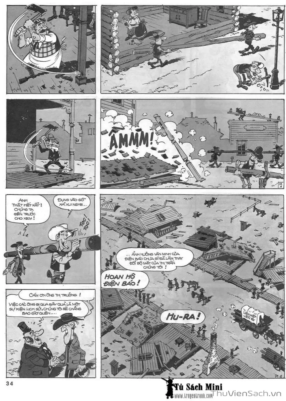 Truyện Tranh Cuộc Phiêu Lưu Kỳ Thú Của Lucky Luke trang 3