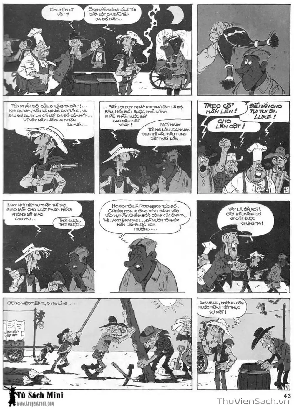 Truyện Tranh Cuộc Phiêu Lưu Kỳ Thú Của Lucky Luke trang 3