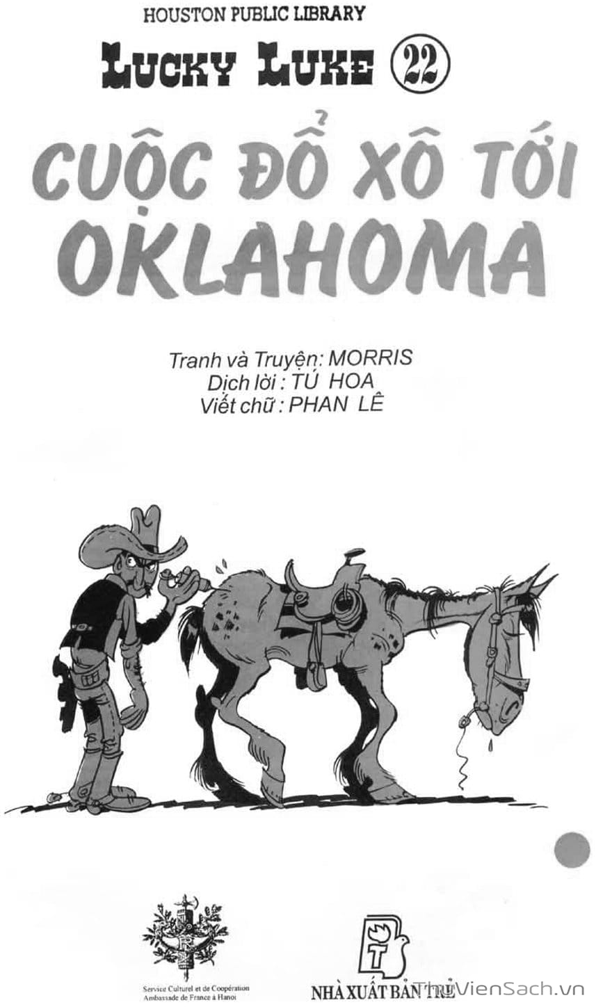 Truyện Tranh Cuộc Phiêu Lưu Kỳ Thú Của Lucky Luke trang 3