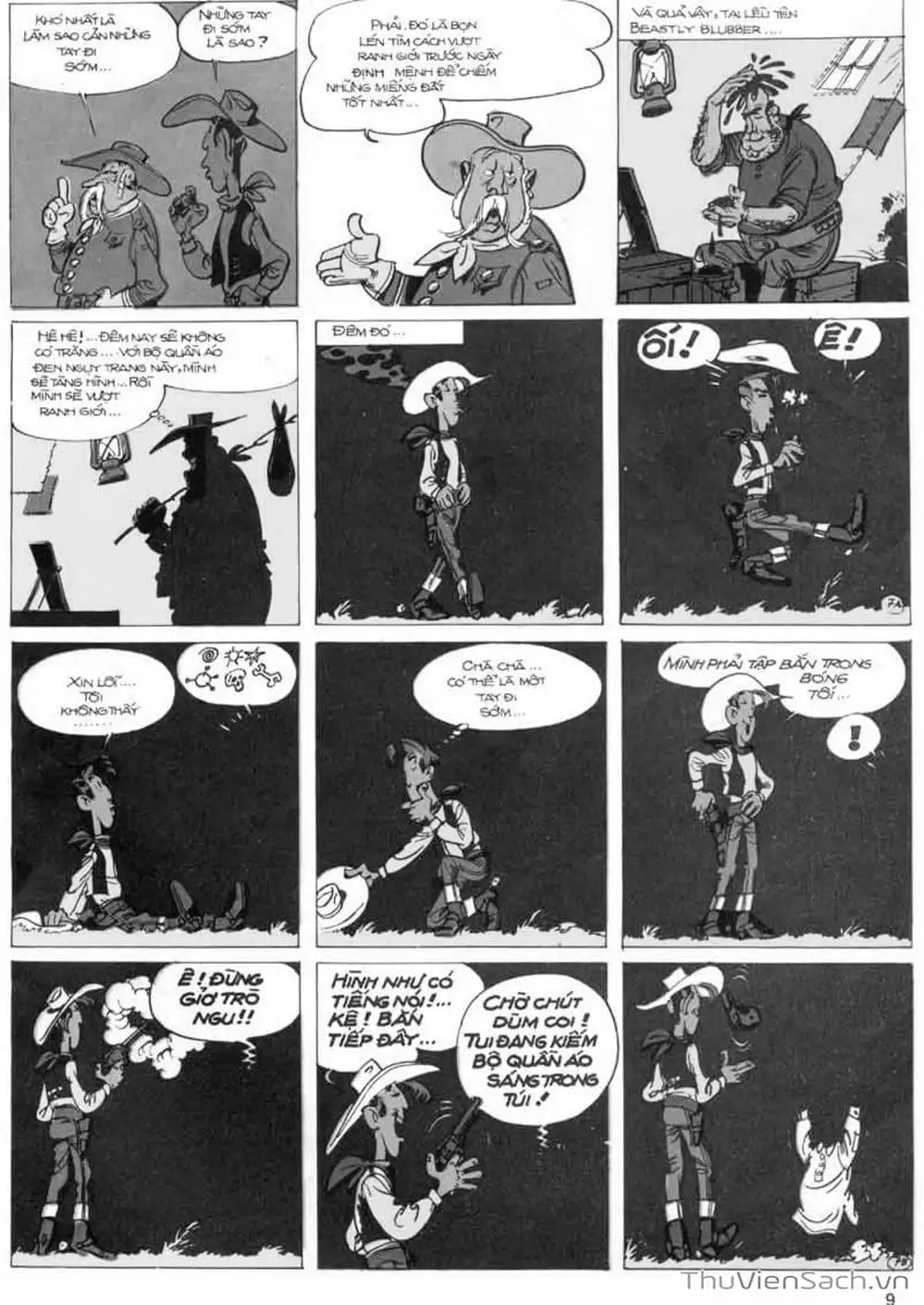 Truyện Tranh Cuộc Phiêu Lưu Kỳ Thú Của Lucky Luke trang 3