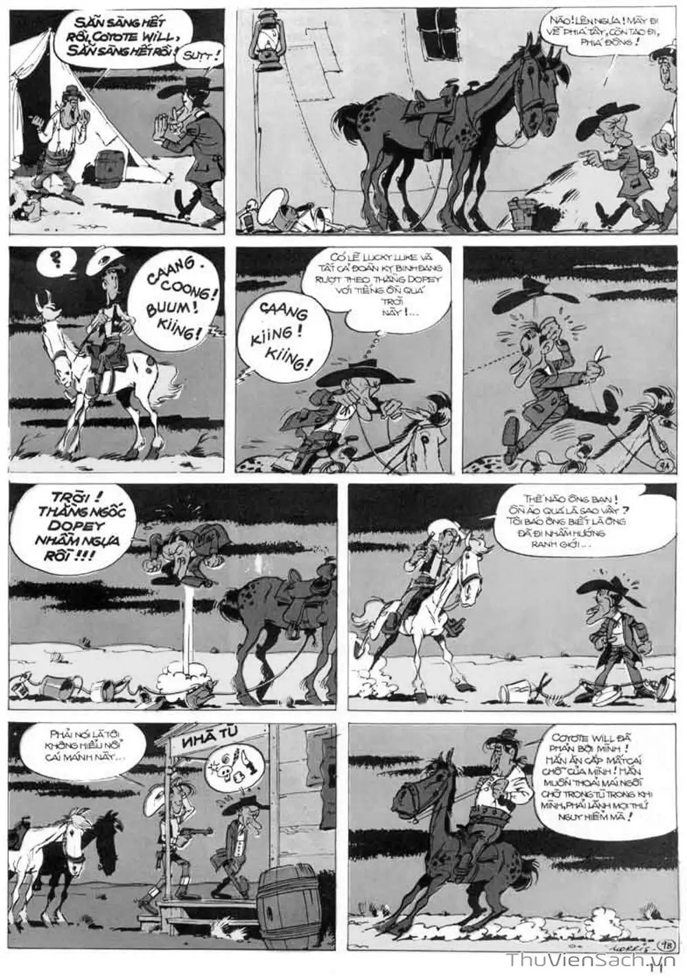 Truyện Tranh Cuộc Phiêu Lưu Kỳ Thú Của Lucky Luke trang 3