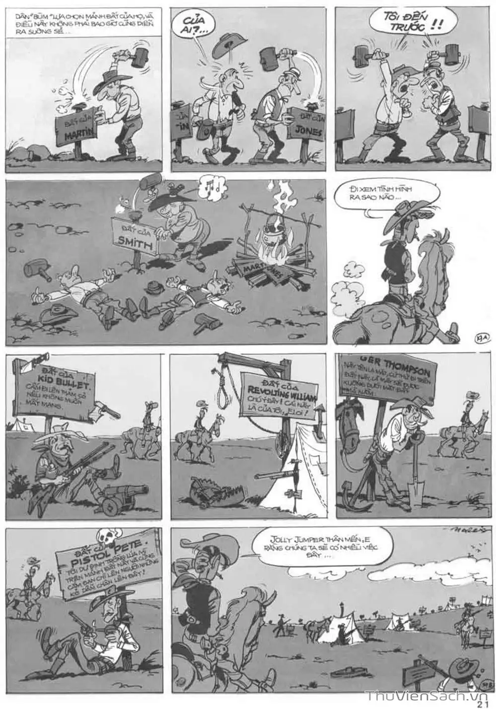 Truyện Tranh Cuộc Phiêu Lưu Kỳ Thú Của Lucky Luke trang 3