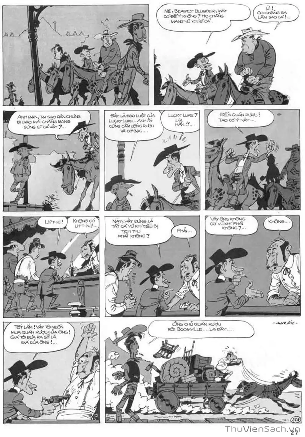 Truyện Tranh Cuộc Phiêu Lưu Kỳ Thú Của Lucky Luke trang 3