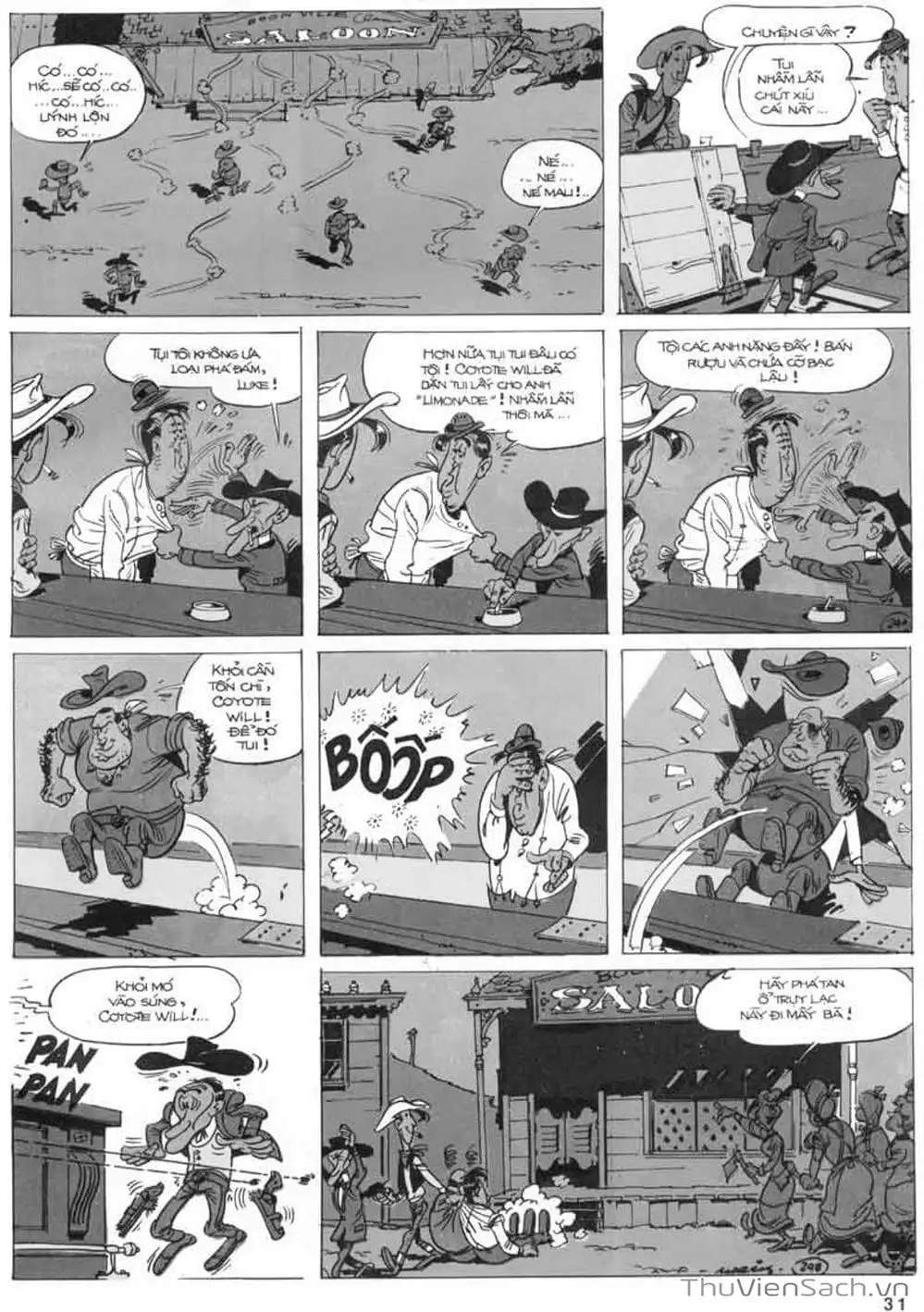 Truyện Tranh Cuộc Phiêu Lưu Kỳ Thú Của Lucky Luke trang 3