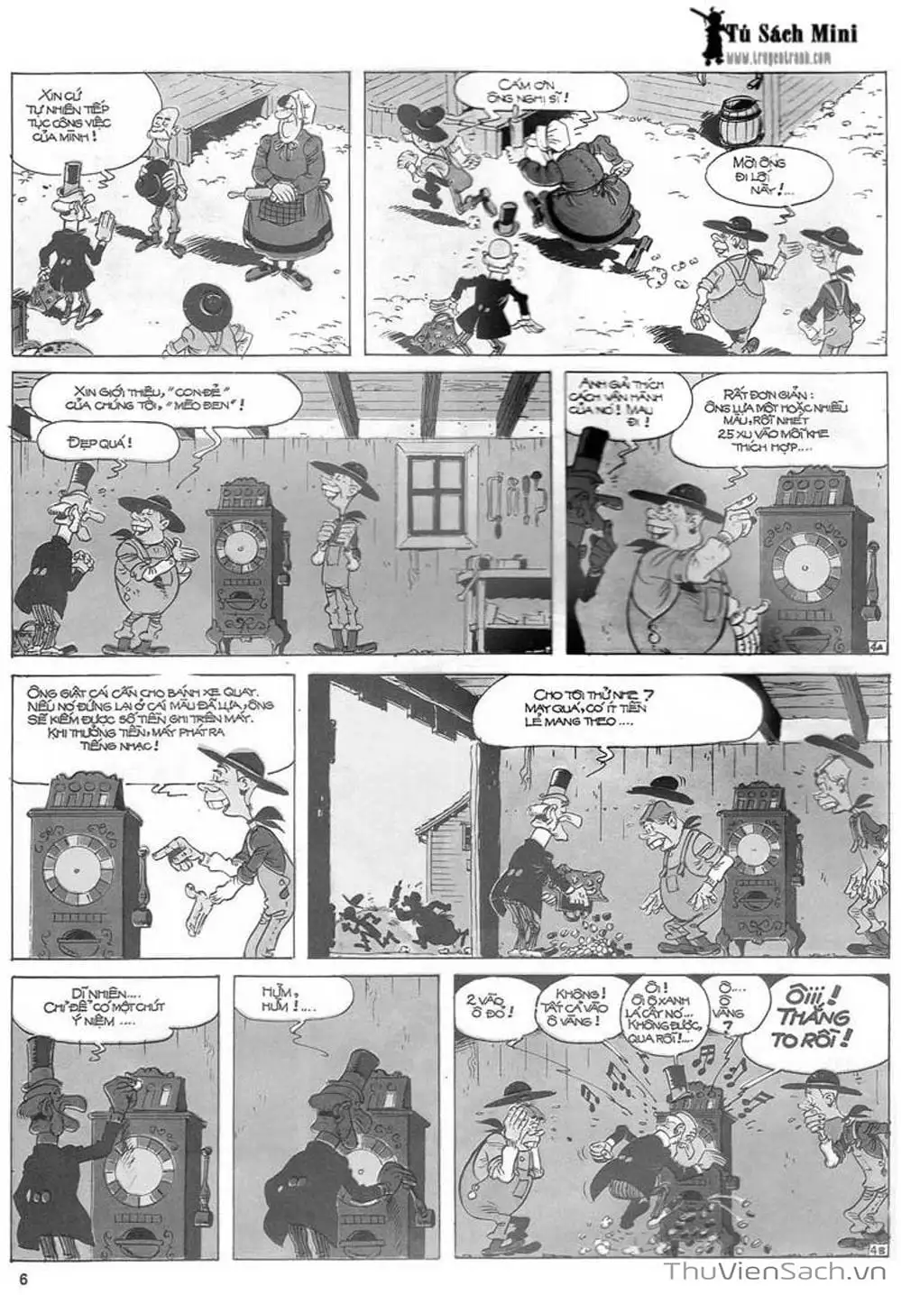 Truyện Tranh Cuộc Phiêu Lưu Kỳ Thú Của Lucky Luke trang 3