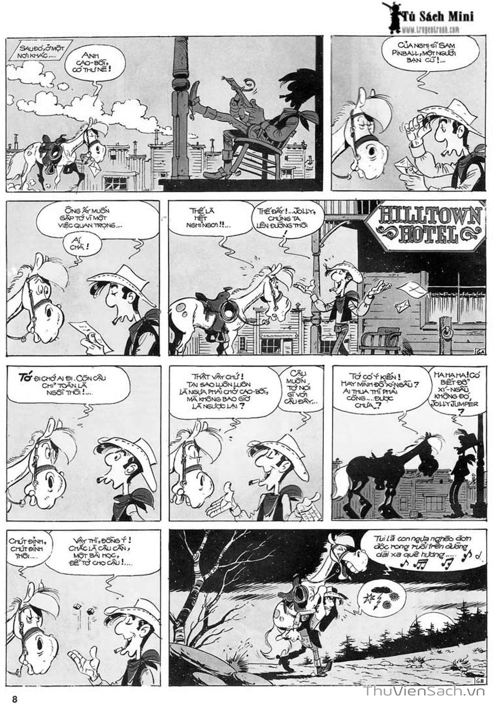 Truyện Tranh Cuộc Phiêu Lưu Kỳ Thú Của Lucky Luke trang 3