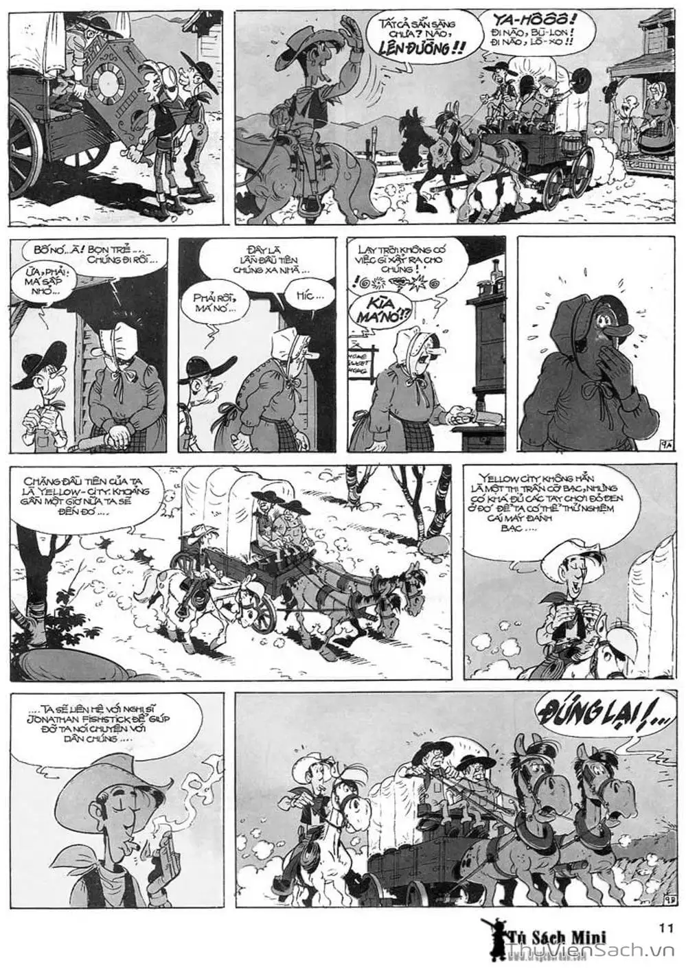 Truyện Tranh Cuộc Phiêu Lưu Kỳ Thú Của Lucky Luke trang 3