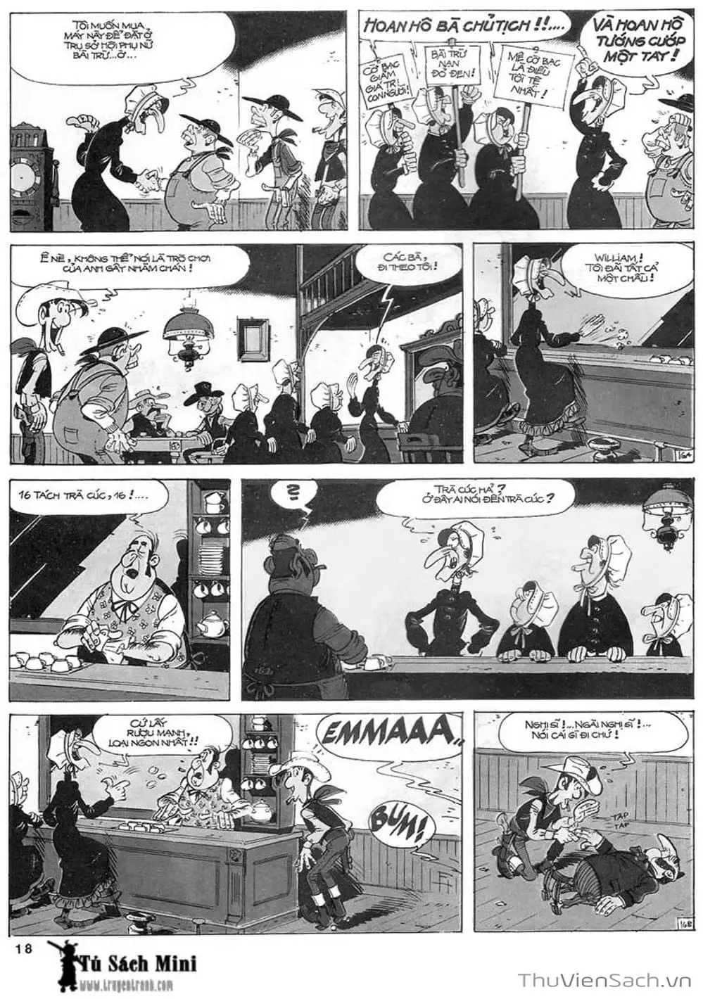 Truyện Tranh Cuộc Phiêu Lưu Kỳ Thú Của Lucky Luke trang 3