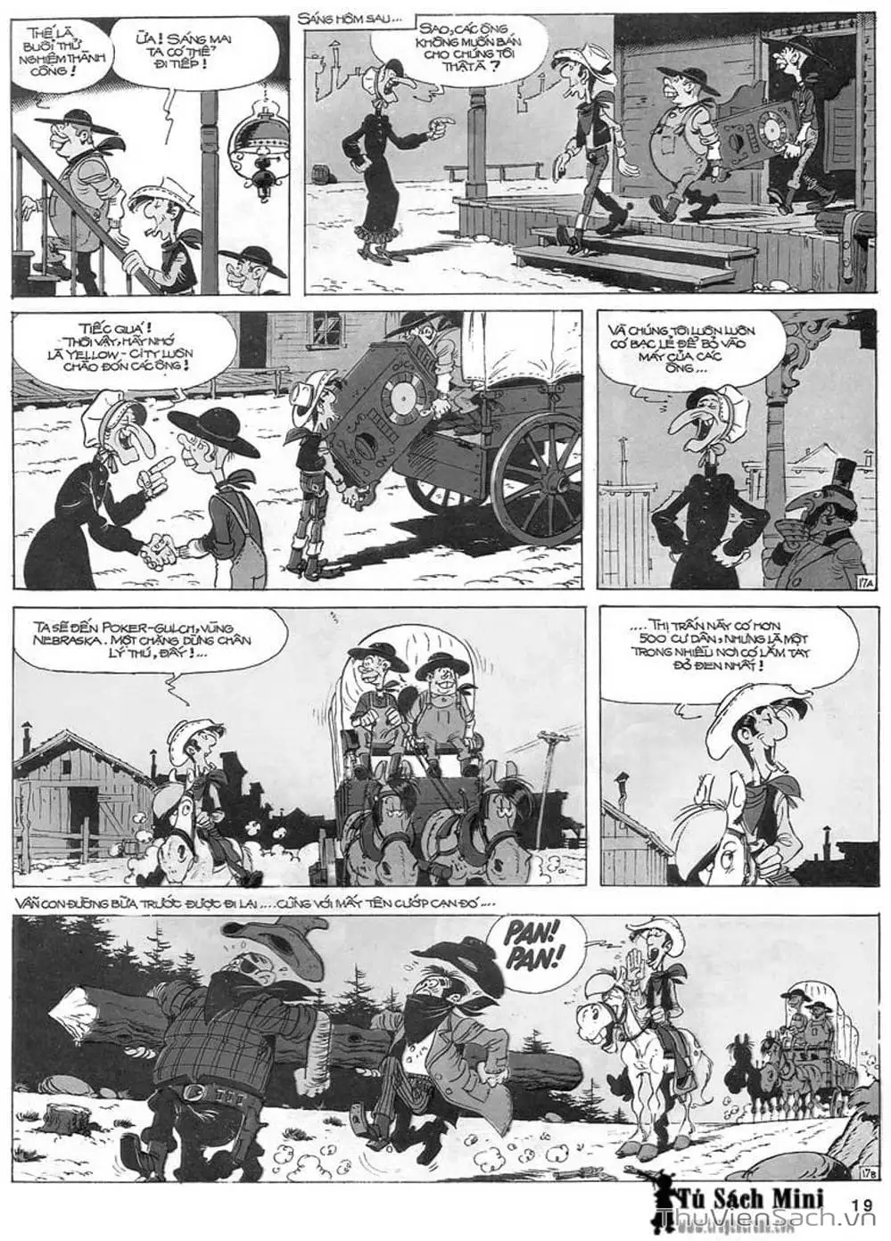 Truyện Tranh Cuộc Phiêu Lưu Kỳ Thú Của Lucky Luke trang 3
